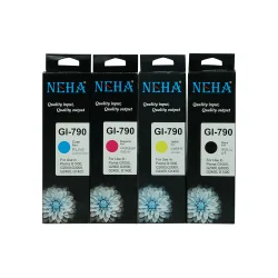 Multicolor Neha Canon Pixma GI 790 Ink, Packaging Size: 70 ml