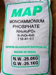 CRYSTALS Mono Ammonium Phosphate 12 61 0, Packaging Size: 25 kg, HDPE Bag
