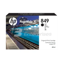 HP 849 400 ml Black PageWide XL Ink Cartridge 1XB40A, Page Yield: 480 Pages