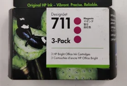 Cyan HPD 711 3-Pack 29-Ml Mag Ink Cartridge