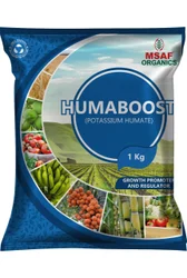 Potassium Humate Shiny Flakes 98, Packet, 1 kg