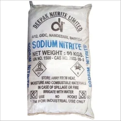 SODIUM NITRITE (NaNO2), 50 Kg Bag, Packaging Size: 50 Kgs