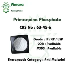 Primaquine Phosphate API Powder USP