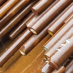 1.0763 Steel Round Bar, Length: 3 and 6 meter