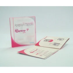 Aprepitant (125/80 mg) Aprecap 125/80 Capsule, Packaging Type: 1x3