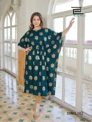 VINAYAK ENTERPRISE Beachwear designer rayon printed kaftan