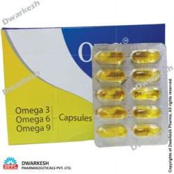 Soft Gel Capsules of Omega 3, 6, 9