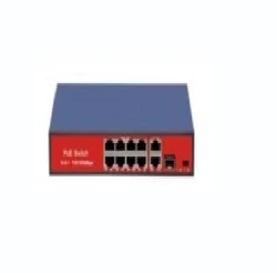 8+2 Port Poe Switch LAN, Model Name/Number: Hi-Q08B