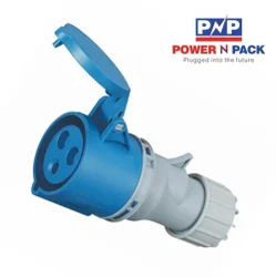 230V Blue PP41S - Industrial Coupler Socket: 16 Amp 3 Pin