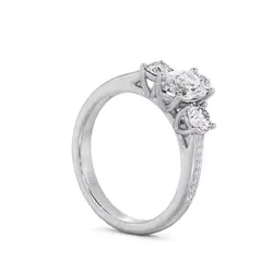 Three Stone Marquise Diamond Ring Platinum-ENRMQ1PT5-3SSR