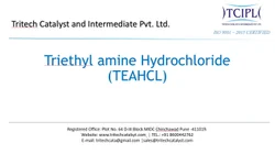 Tri Ethyl Amine Hydrochloride Tea Hcl