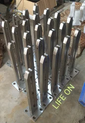 Steel 304 5 Inch To 15 Inch Available Glass spigot. 0, For Balcony And Staire