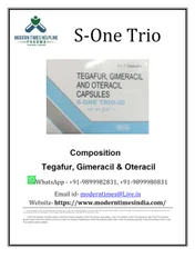 S One Trio 20mg capsules, Packaging Size: 6*7 Capsule