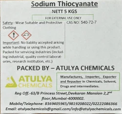 Sodium Thiocyanate Powder, Grade Standard: Lab Grade