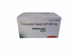 Praziquantel (600mg) Prazivac 600 Tablet, 2*4