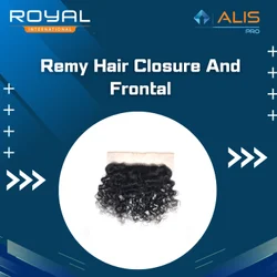 Black Remy Hair Closure And Frontal
