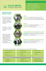 Round Stainless Steel Seamless Pipes 347, 6 meter