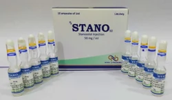 Stanozolol STANO 50 Mg Injection, 10 Ampoules Of 1 ml Per Pack, 41mg-50mg
