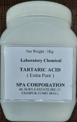 Powder Tartaric Acid Extra Pure, For Laboratory Industry, Packaging Type: Jar