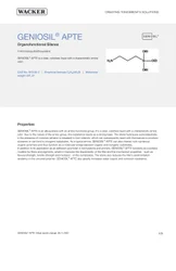 Geniosil APTE , 3-Aminopropyltriethoxysilane , Organofunctional Silane by Wacker