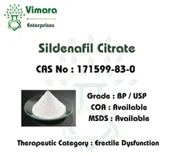 Sildenafil Citrate API Powder USP