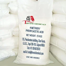 solid White Crystal 4-Methoxyphenylacetic Acid, For Industrial