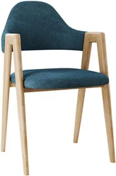 D'aromas Dining Chair Cafes Chair Restaurants Chairs With Solid Wooden Legs And Armrests