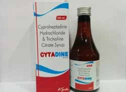 Cyproheptadine 2mg Tricholine 275mg (per 5 ml), Grade Standard: IP