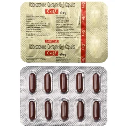 CoQ 30mg Coenzyme Q10 Health Supplement Capsule, Pack Size: 1*10