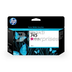 HP 745 130 ml DesignJet Magenta Ink Cartridge, F9J95A, Page Yield: 5000 Pages