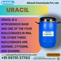 Industrial Grade URACIL Manufacturers, Suppliers, Exporters From Vasai Mumbai India, 25 kg, Powder