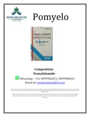 Pomyelo 4mg Tablet, Packaging Size: 21 Capsules In 1 Bottle