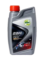 RBM 2 Wheeler Supreme 20W40 4T Engine Oil, 15,20, Pack Size: 1