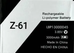 3000 mAh Flymaster Li-ion Battery Compatible for L.a.v.a Z61 / LBP13000045