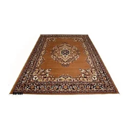 Royal Wool Gold Belgium Carpets 6 x 8, Size: 6x9 ft