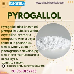 Pyrogallol (Pyrogallol Acid) Manufacturers, Suppliers, Exporters From Vasai Mumbai India
