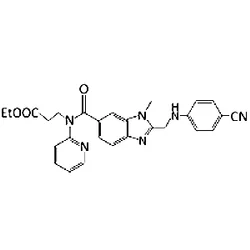 Ethyl 3-(2-(((4-Cyanophenyl) Amino)Methyl)-1-Methyl-N-(pyridin-2-yl)-1H-Benzo(d) Imidazole-6-Carboxa