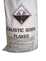 Industrial Grade Caustic Soda Flakes, 99%