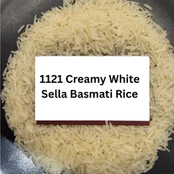 1121 Creamy/White Sella Basmati Rice, 25 kg