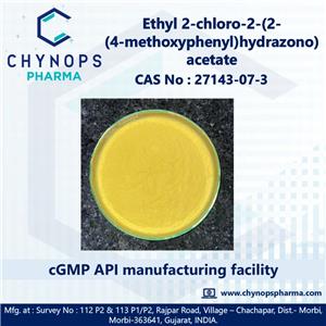 Ethyl 2-chloro-2-(2-(4-methoxyphenyl)hydrazono)acetate (Apixaban Intermediate)